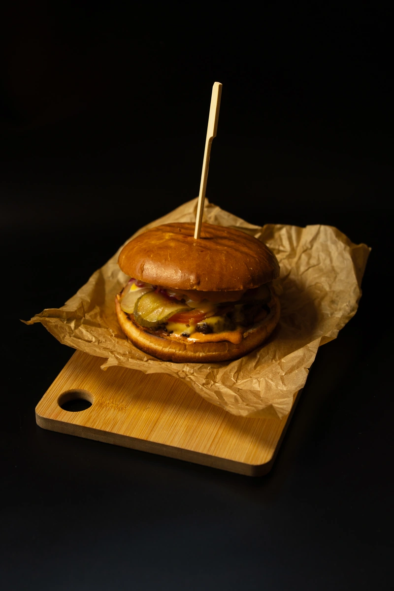 Бургер с фермерской говядиной